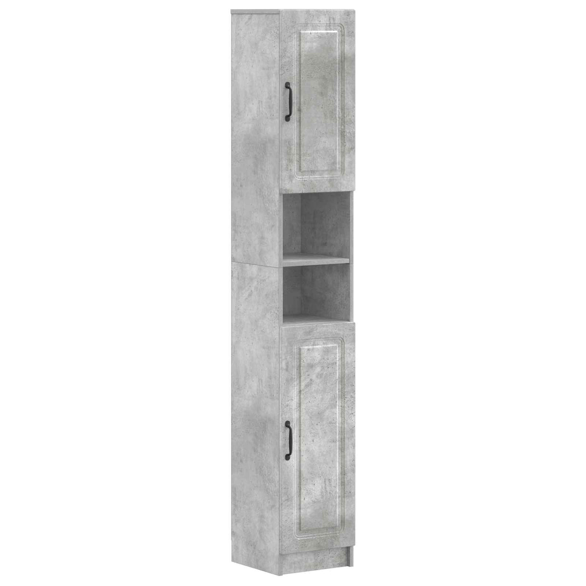 vidaXL 3 Piece Bathroom Cabinet Set UTRECHT Concrete Grey