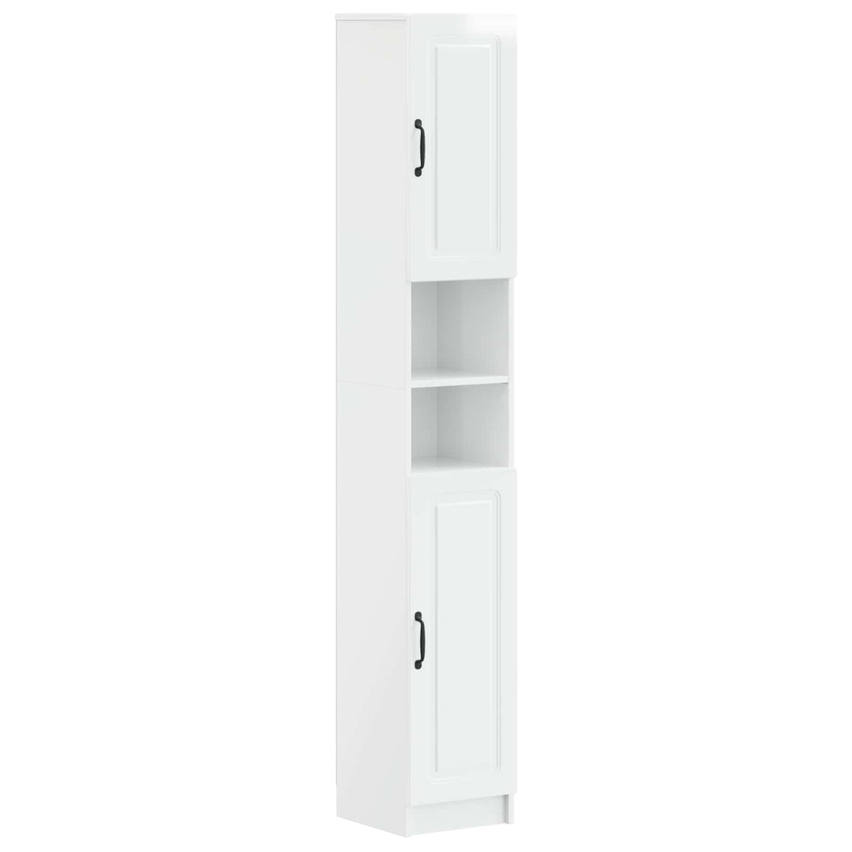 vidaXL 3 Piece Bathroom Cabinet Set UTRECHT High Gloss White