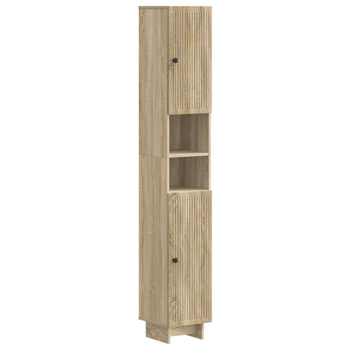 vidaXL 2 Piece Bathroom Cabinet Set EDE Sonoma Oak Engineered Wood