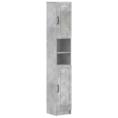 vidaXL 2 Piece Bathroom Cabinet Set UTRECHT Concrete Grey