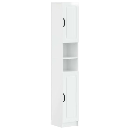 vidaXL 2 Piece Bathroom Cabinet Set UTRECHT High Gloss White