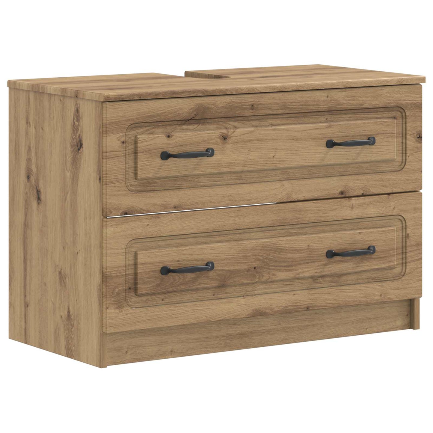 vidaXL 2 Piece Bathroom Cabinet Set UTRECHT Artisan Oak