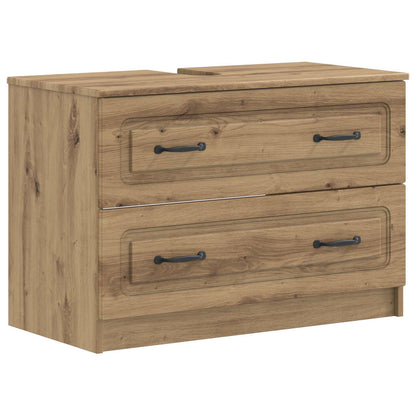 vidaXL 2 Piece Bathroom Cabinet Set UTRECHT Artisan Oak
