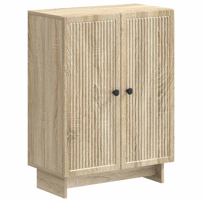 vidaXL 2 Piece Bathroom Cabinet Set EDE Sonoma Oak Engineered Wood