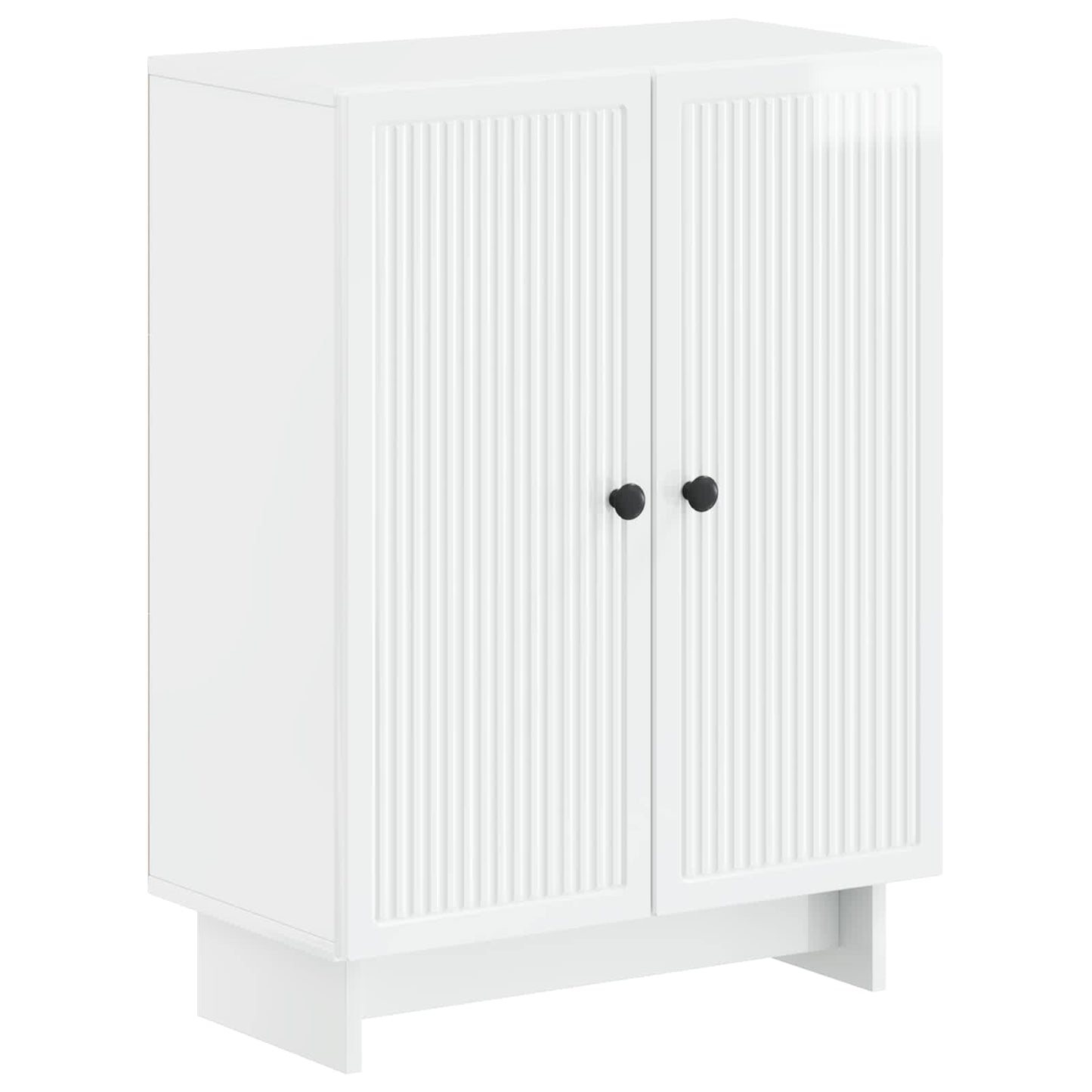 vidaXL 2 Piece Bathroom Cabinet Set EDE High Gloss White