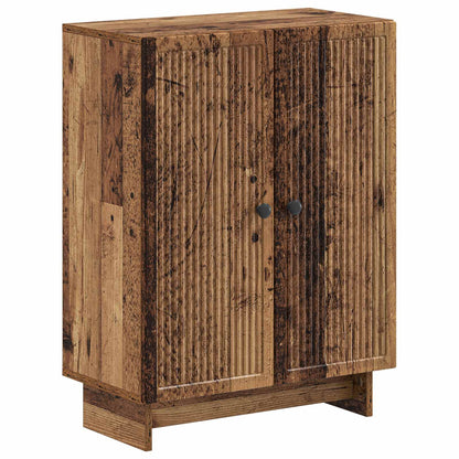 vidaXL 2 Piece Bathroom Cabinet Set EDE Old Wood Engineered Wood