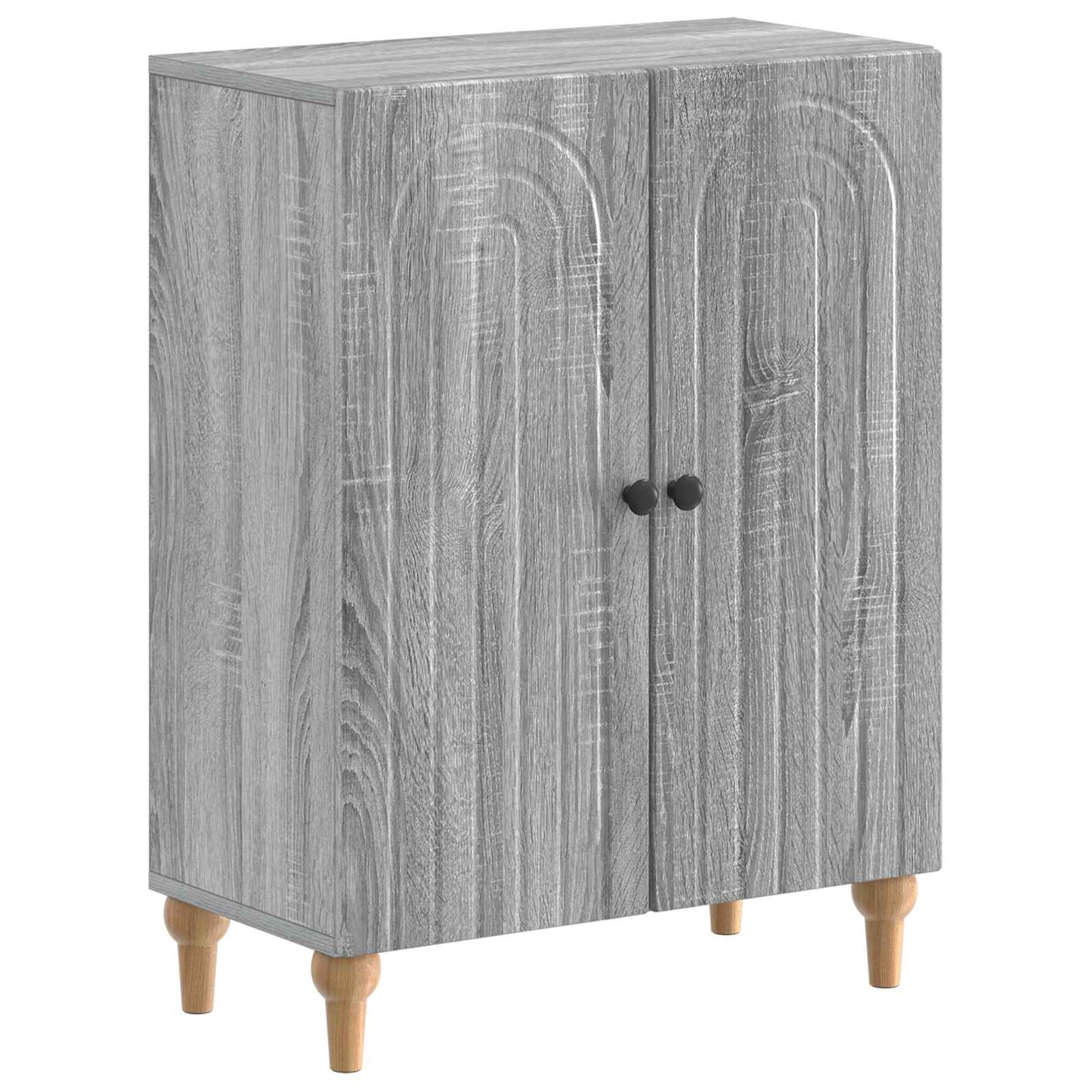 vidaXL 2 Piece Bathroom Cabinet Set ALKMAAR Grey Sonoma