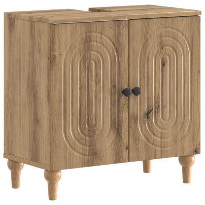 vidaXL 2 Piece Bathroom Cabinet Set ALKMAAR Artisan Oak