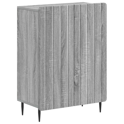 vidaXL 2 Piece Bathroom Cabinet Set ZWOLLE Grey Sonoma Engineered Wood