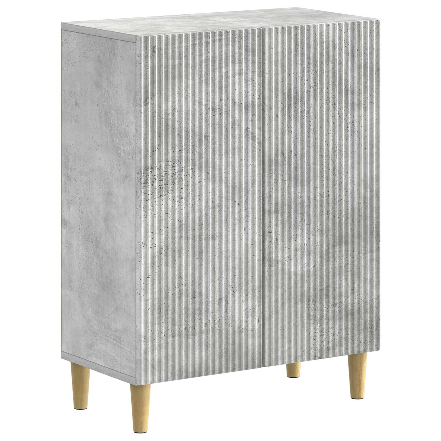 vidaXL 2 Piece Bathroom Cabinet Set ARNHEM Concrete Grey