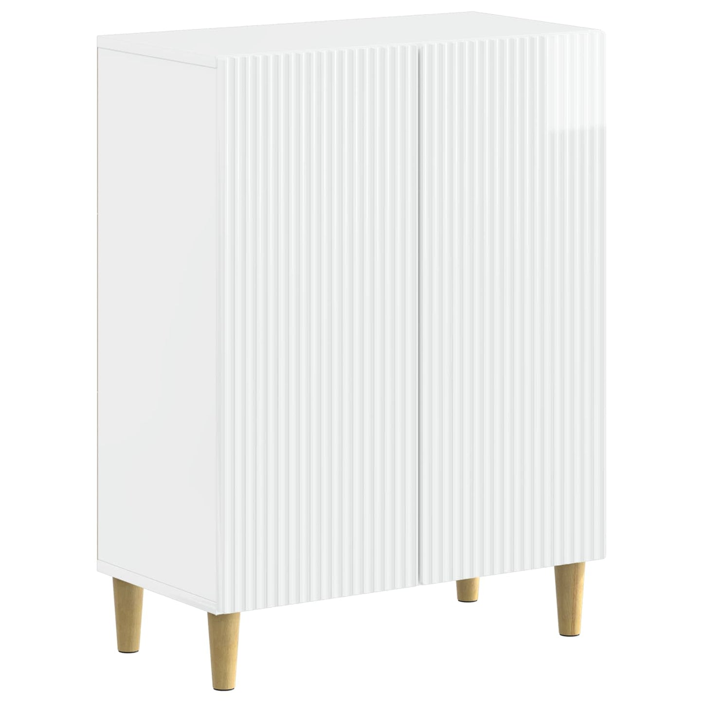vidaXL 2 Piece Bathroom Cabinet Set ARNHEM High Gloss White