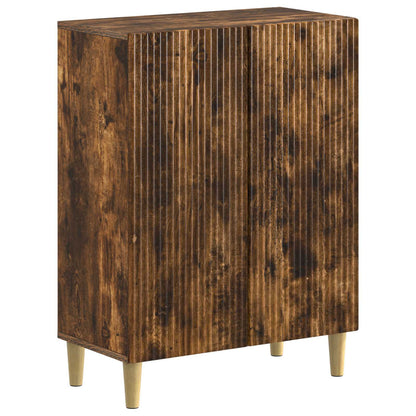 vidaXL 2 Piece Bathroom Cabinet Set ARNHEM Smoked Oak Engineered Wood