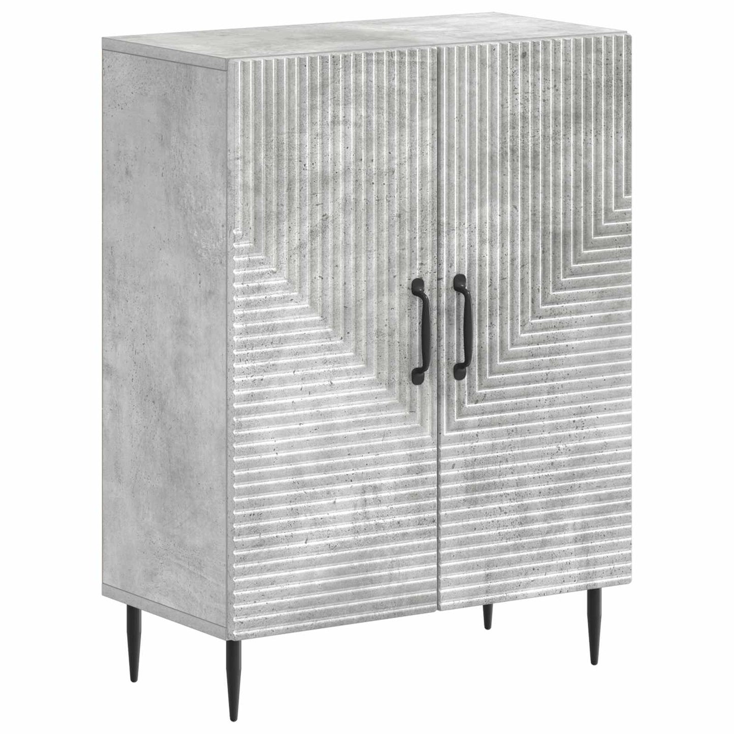vidaXL 2 Piece Bathroom Cabinet Set HAARLEM Concrete Grey