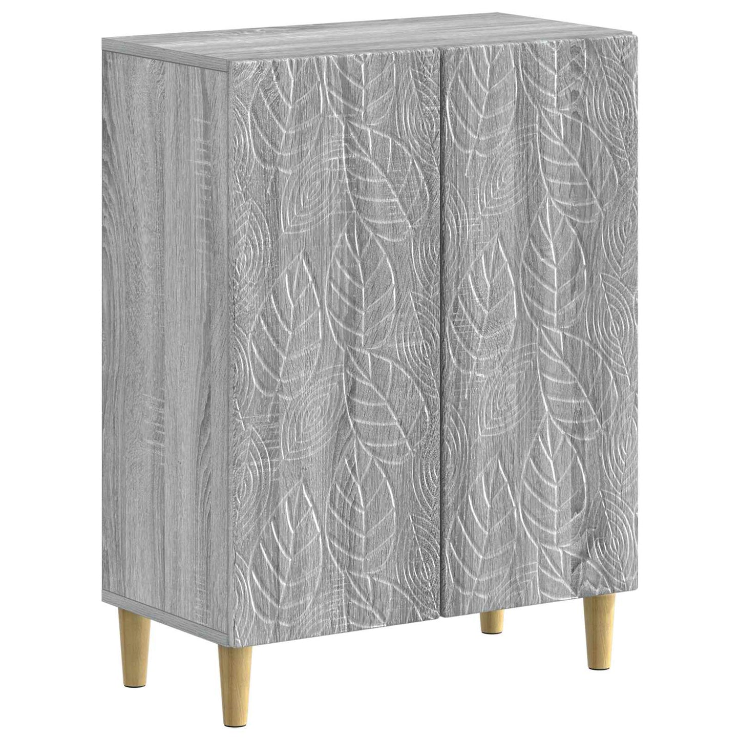 vidaXL 2 Piece Bathroom Cabinet Set DELFT Grey Sonoma Engineered Wood