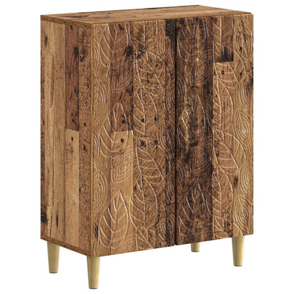 vidaXL 2 Piece Bathroom Cabinet Set DELFT Old Wood Engineered Wood
