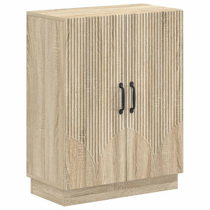 vidaXL 2 Piece Bathroom Cabinet Set HOORN Sonoma Oak Engineered Wood