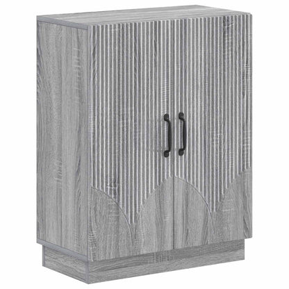 vidaXL 2 Piece Bathroom Cabinet Set HOORN Grey Sonoma Engineered Wood