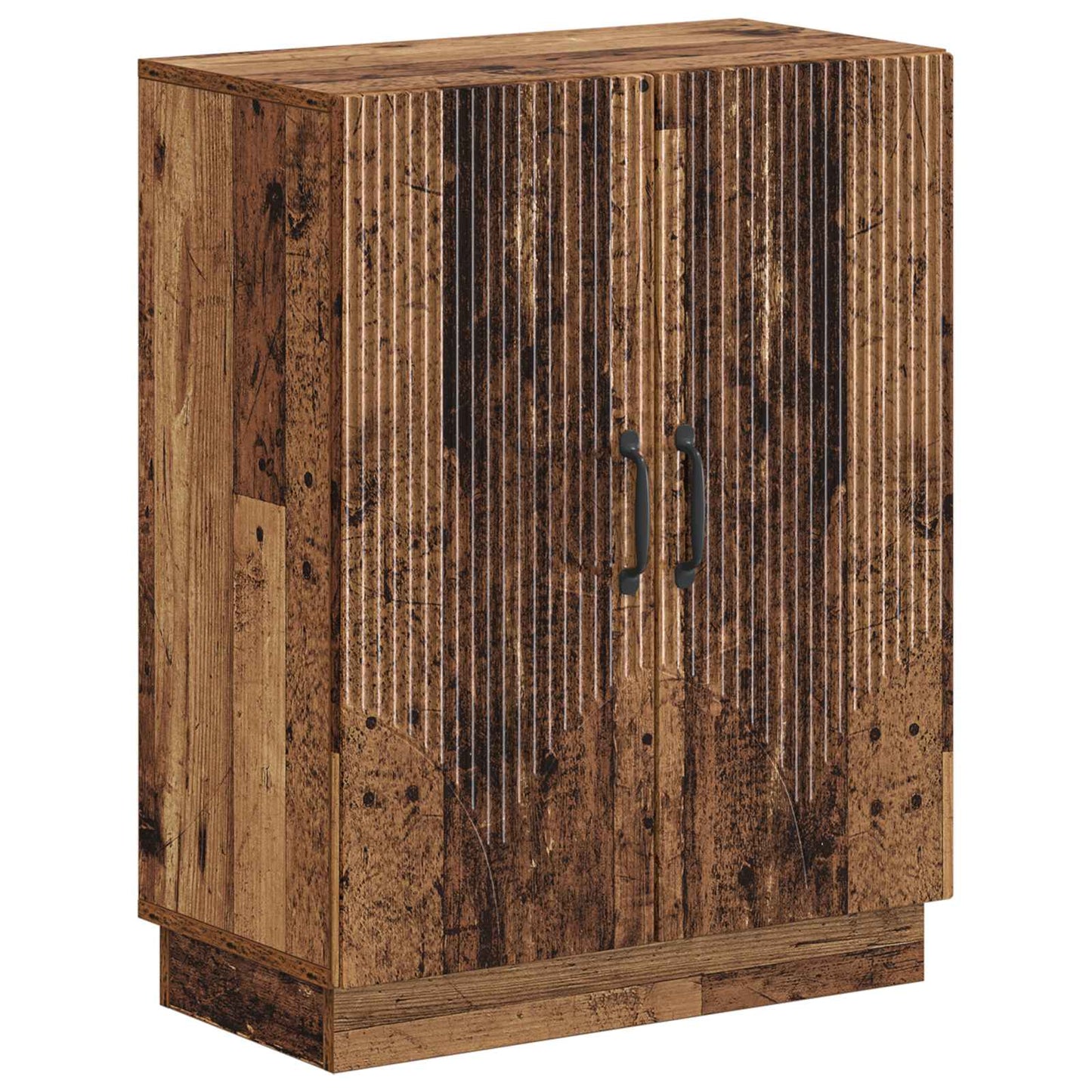 vidaXL 2 Piece Bathroom Cabinet Set HOORN Old Wood Engineered Wood
