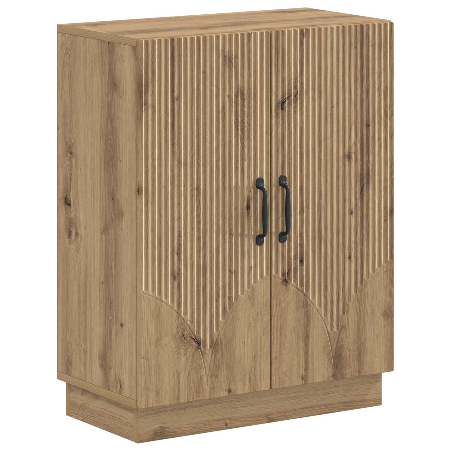 vidaXL 2 Piece Bathroom Cabinet Set HOORN Artisan Oak Engineered Wood