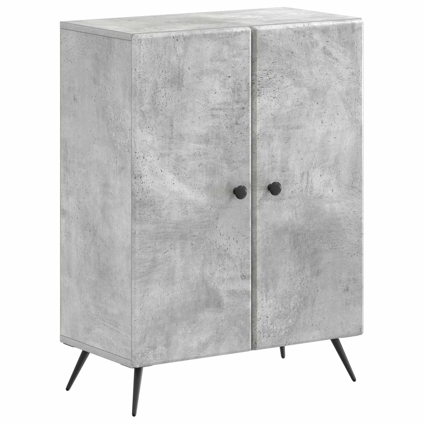 vidaXL 2 Piece Bathroom Cabinet Set BREDA Concrete Grey