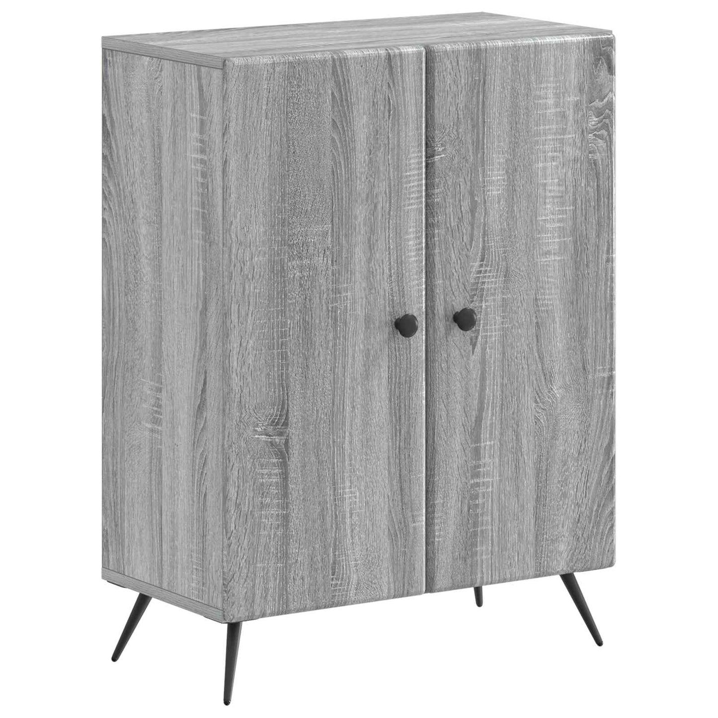 vidaXL 2 Piece Bathroom Cabinet Set BREDA Grey Sonoma Engineered Wood