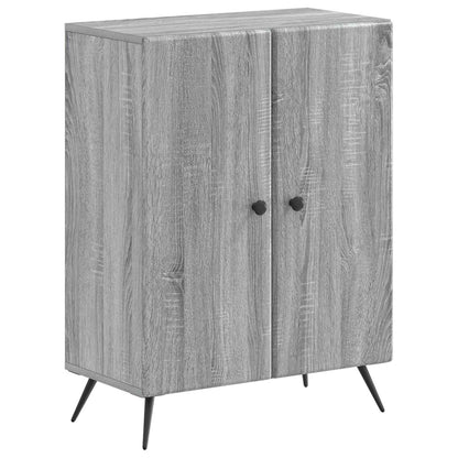 vidaXL 2 Piece Bathroom Cabinet Set BREDA Grey Sonoma Engineered Wood