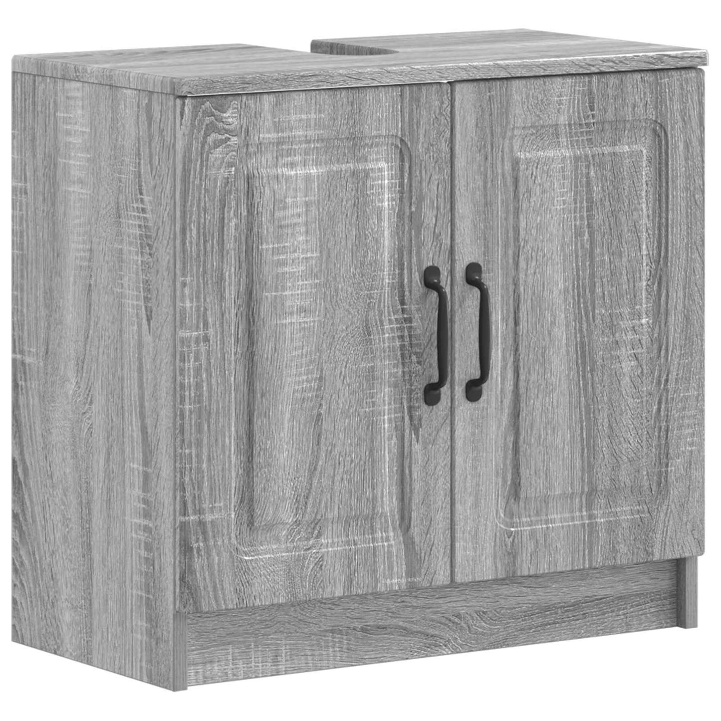 vidaXL 2 Piece Bathroom Cabinet Set UTRECHT Grey Sonoma