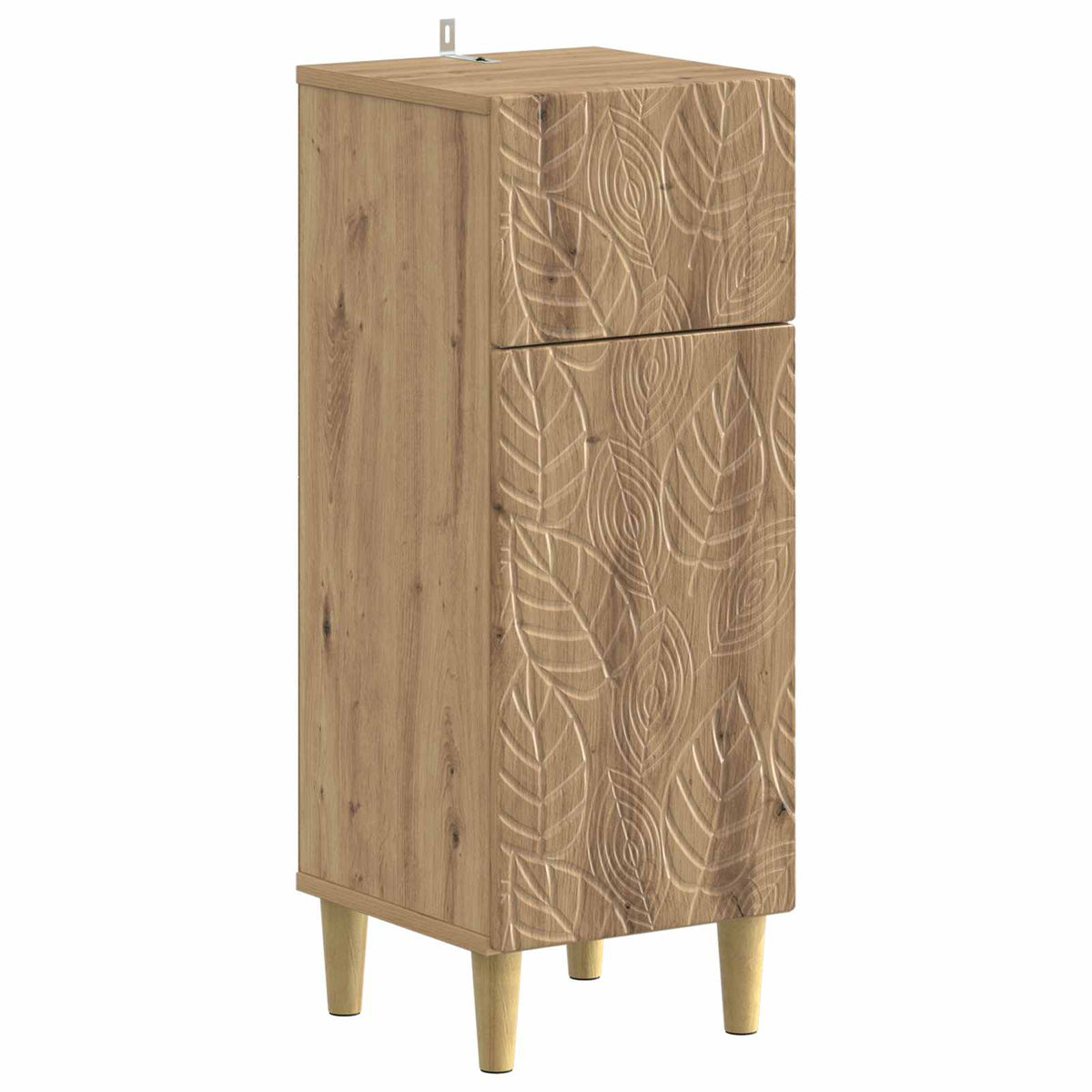 vidaXL 2 Piece Bathroom Cabinet Set DELFT Artisan Oak Engineered Wood