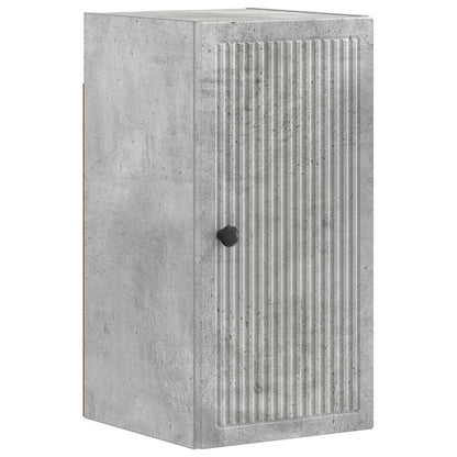 vidaXL 3 Piece Bathroom Cabinet Set EDE Concrete Grey Engineered Wood
