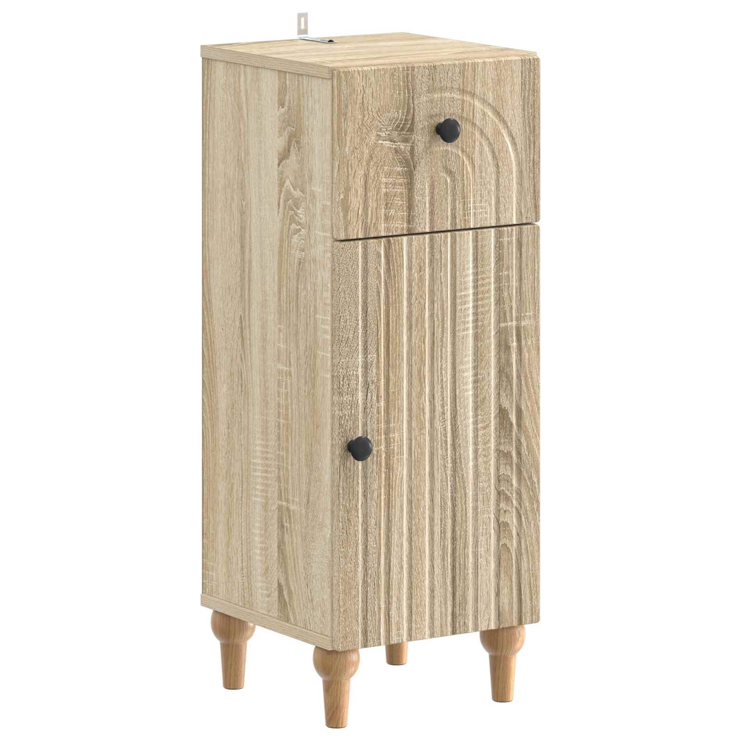 vidaXL 3 Piece Bathroom Cabinet Set ALKMAAR Sonoma Oak Engineered Wood