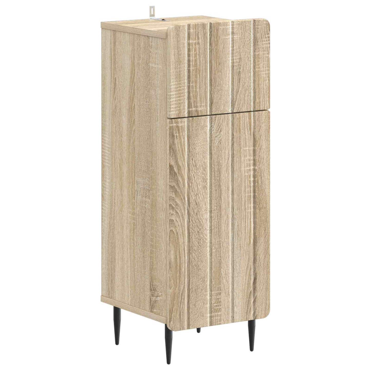 vidaXL 3 Piece Bathroom Cabinet Set ZWOLLE Sonoma Oak Engineered Wood