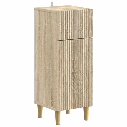 vidaXL 3 Piece Bathroom Cabinet Set ARNHEM Sonoma Oak Engineered Wood