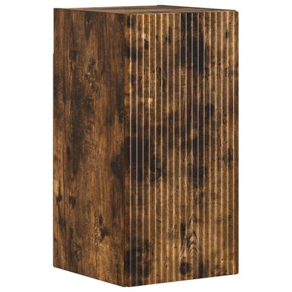 vidaXL 3 Piece Bathroom Cabinet Set ARNHEM Smoked Oak Engineered Wood