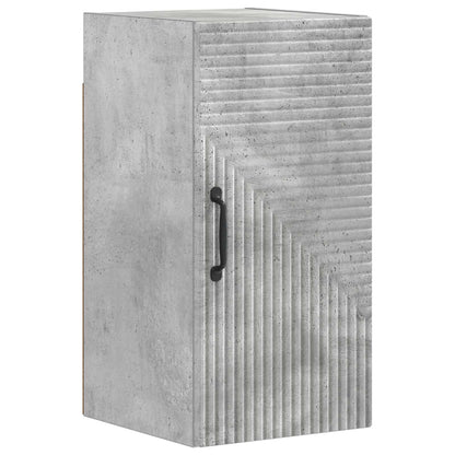 vidaXL 3 Piece Bathroom Cabinet Set HAARLEM Concrete Grey