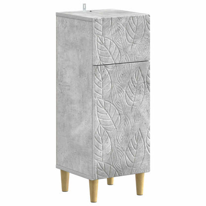 vidaXL 3 Piece Bathroom Cabinet Set DELFT Concrete Grey