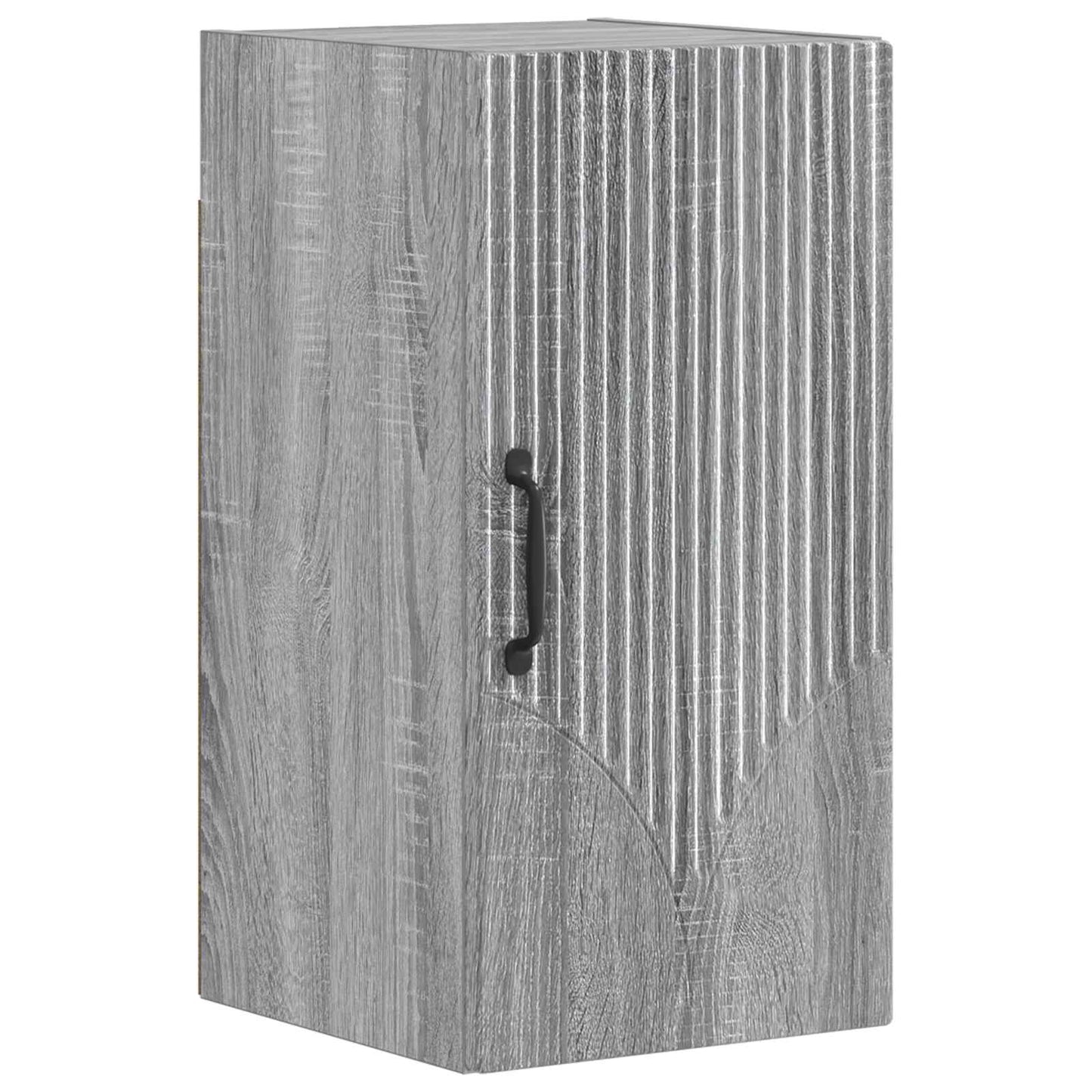 vidaXL 3 Piece Bathroom Cabinet Set HOORN Grey Sonoma Engineered Wood