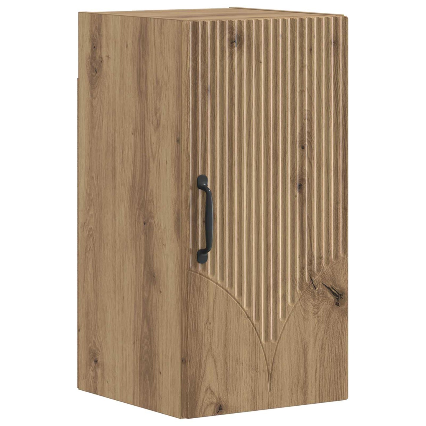 vidaXL 3 Piece Bathroom Cabinet Set HOORN Artisan Oak Engineered Wood