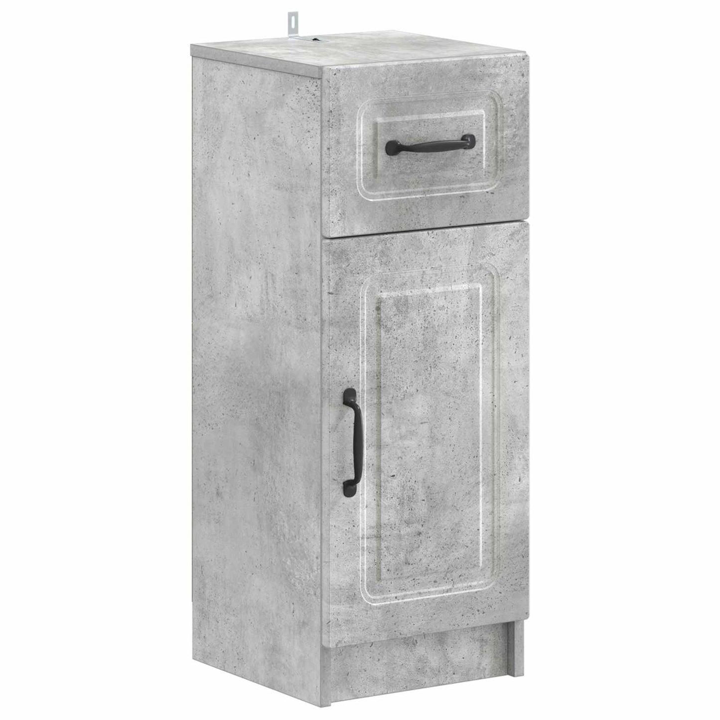 vidaXL 3 Piece Bathroom Cabinet Set UTRECHT Concrete Grey