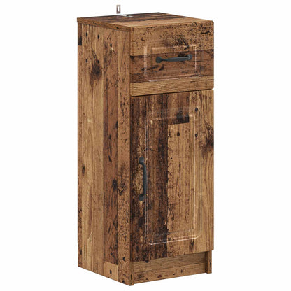 vidaXL 3 Piece Bathroom Cabinet Set UTRECHT Old Wood Engineered Wood
