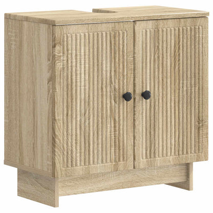 vidaXL 3 Piece Bathroom Cabinet Set EDE Engineered Wood