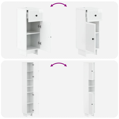vidaXL 3 Piece Bathroom Cabinet Set EDE Engineered Wood