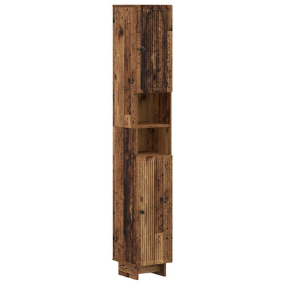 vidaXL 3 Piece Bathroom Cabinet Set EDE Engineered Wood