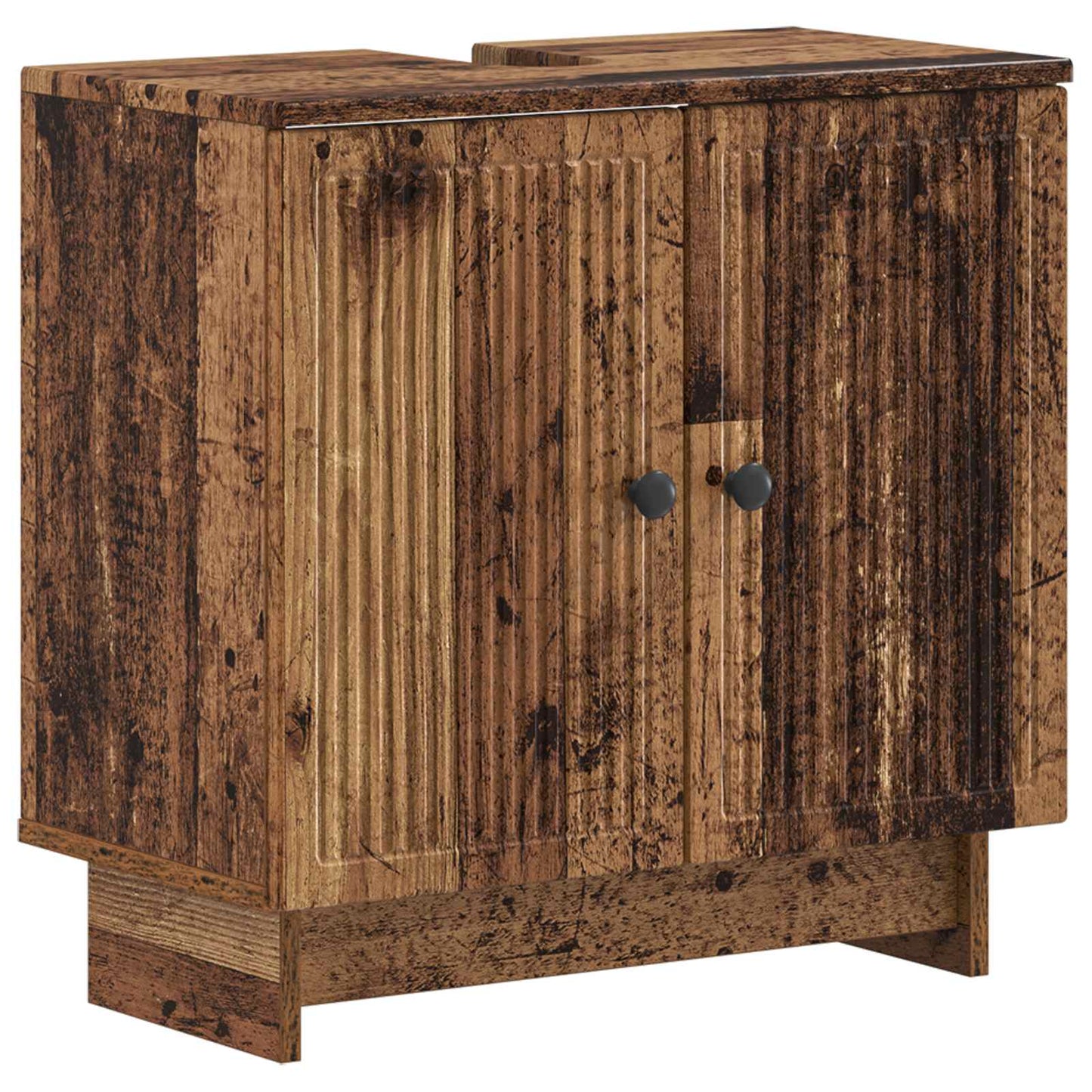 vidaXL 3 Piece Bathroom Cabinet Set EDE Engineered Wood