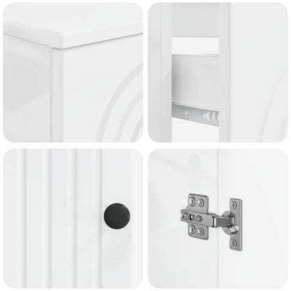 vidaXL 3 Piece Bathroom Cabinet Set ALKMAAR Engineered Wood
