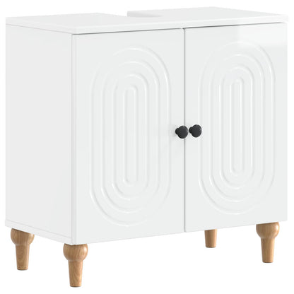 vidaXL 3 Piece Bathroom Cabinet Set ALKMAAR Engineered Wood