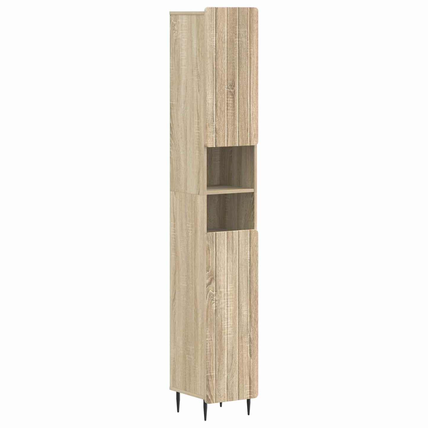vidaXL 3 Piece Bathroom Cabinet Set ZWOLLE Engineered Wood