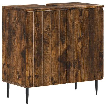 vidaXL 3 Piece Bathroom Cabinet Set ZWOLLE Engineered Wood