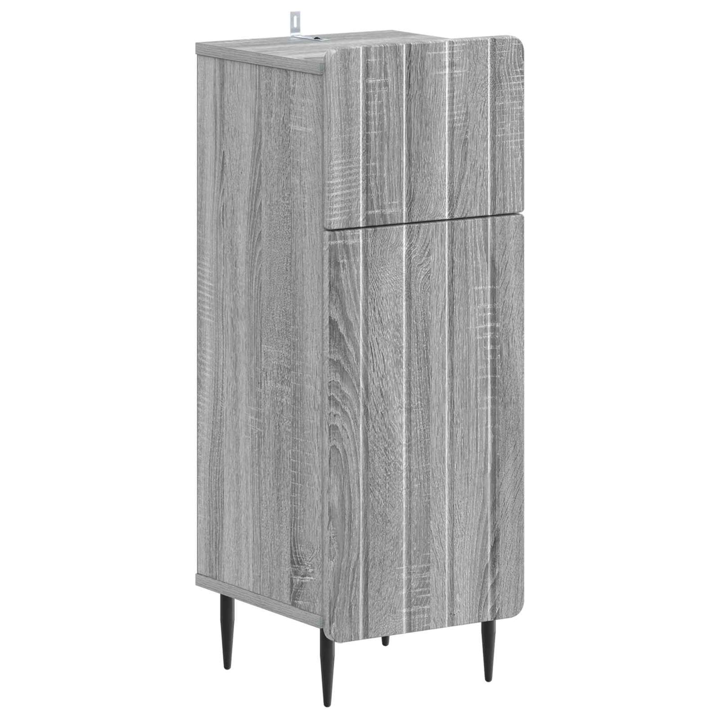 vidaXL 3 Piece Bathroom Cabinet Set ZWOLLE Engineered Wood