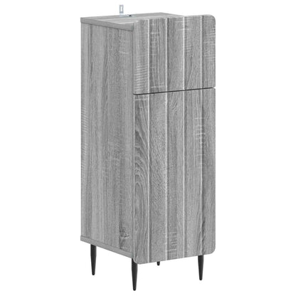 vidaXL 3 Piece Bathroom Cabinet Set ZWOLLE Engineered Wood