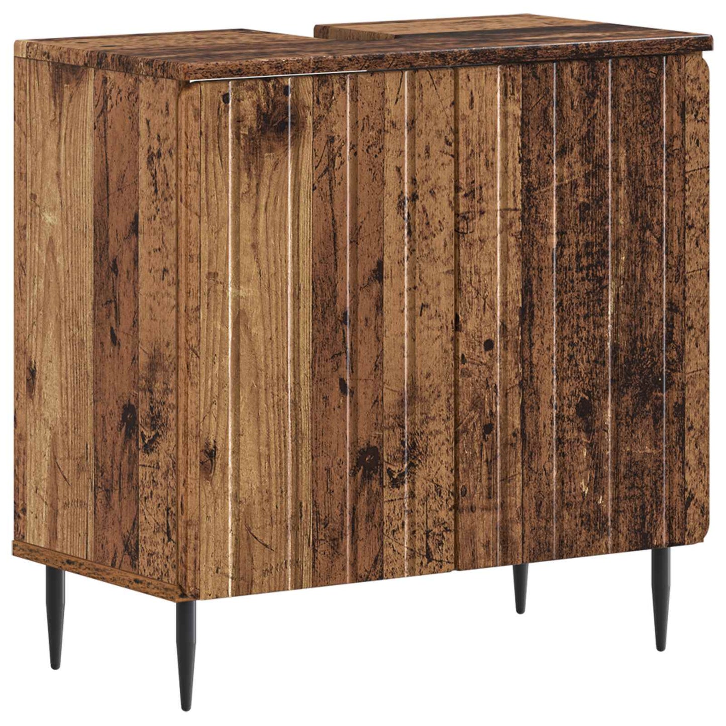 vidaXL 3 Piece Bathroom Cabinet Set ZWOLLE Engineered Wood